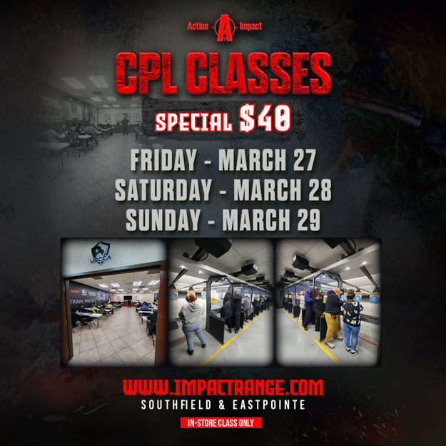 Picture of CCW/CPL Class 03/28/2026 Saturday 10am-6pm Eastpointe
