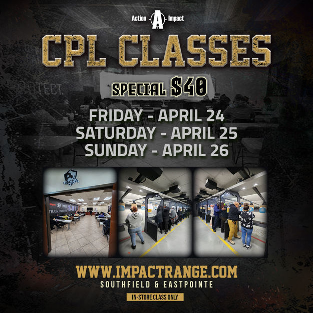 Picture of CCW/CPL Class 04/26/2026 Sunday 10am-6pm Eastpointe